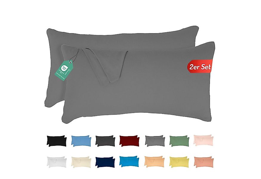 livessa Kissenbezug 2er Set Kissenbezug - Verdeckter Reißverschluss - Kopfk günstig online kaufen