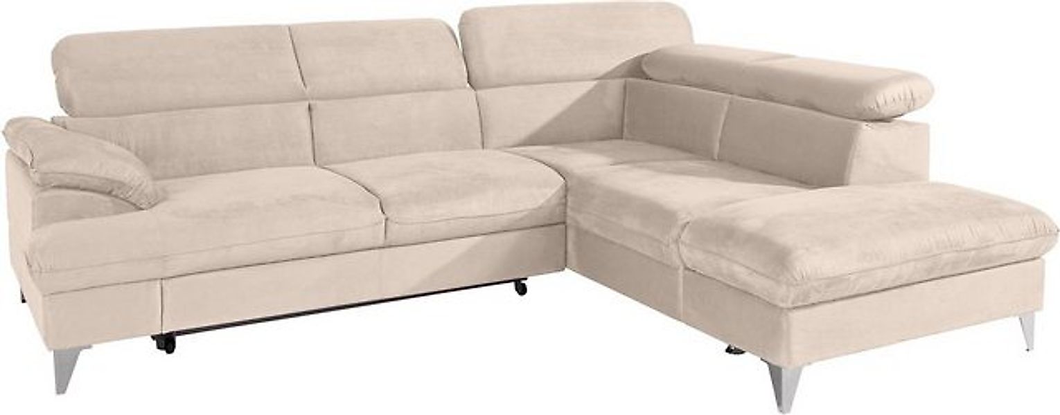 COTTA Polstergarnitur "Caluso L-Form", Set bestehend aus: Ecksofa mit Kopft günstig online kaufen