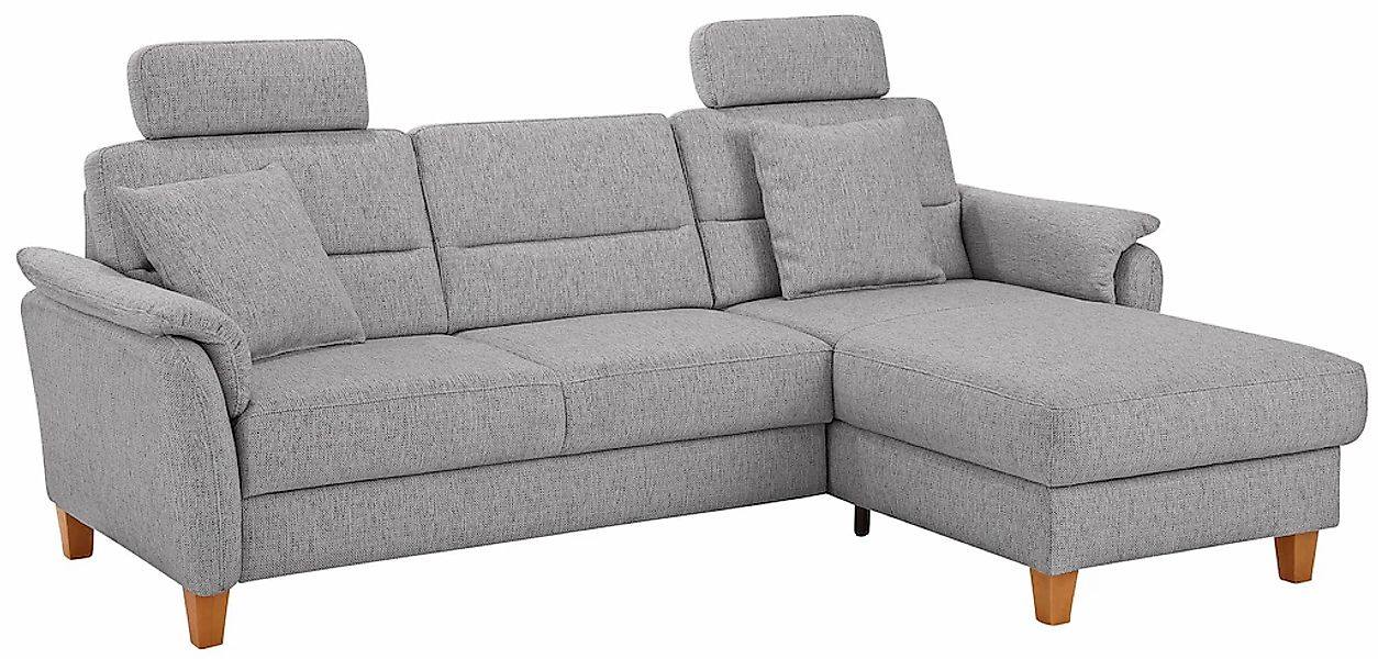 Home affaire Ecksofa »Palmera L-Form«, Federkern, wahlweise mit Bettfunktio günstig online kaufen