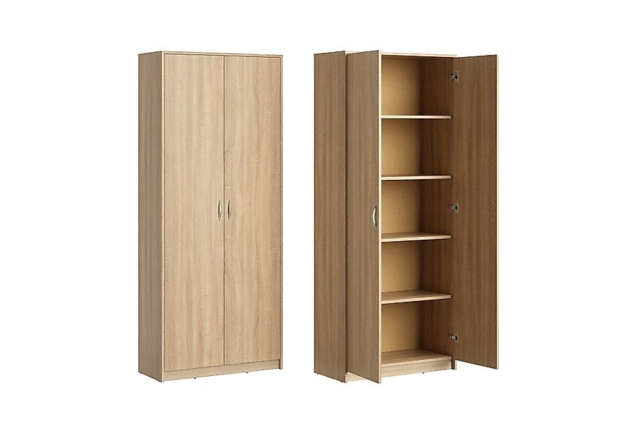 Home Collective Mehrzweckschrank Aktenschrank mit 5 günstig online kaufen