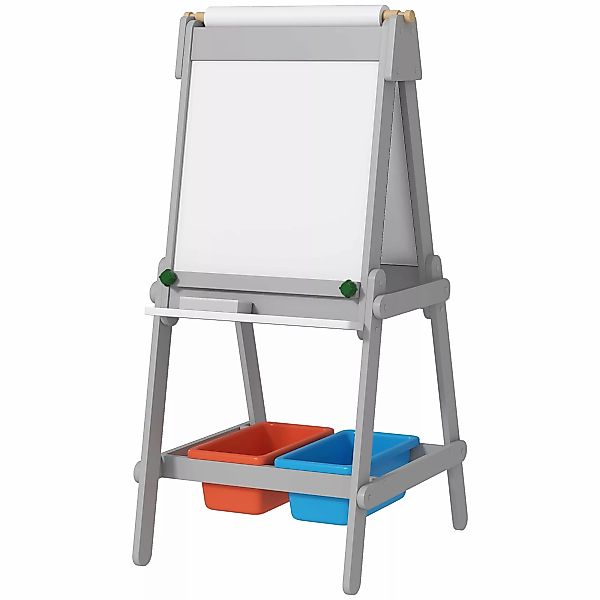 AIYAPLAY 3-in-1 Kindertafel, doppelseitige Kinder Staffelei mit Kreidetafel günstig online kaufen