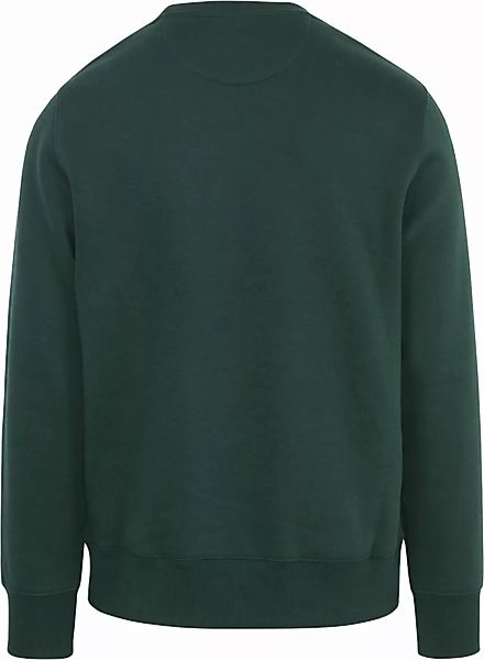 Gant Pullover Embossed Logo Dunkelgrün - Größe XL günstig online kaufen