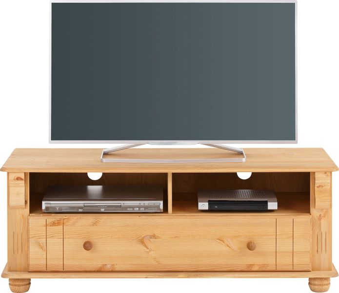 Home affaire TV-Board "Adele" Breite 120 cm, mit Schublade, aus massiver Ki günstig online kaufen