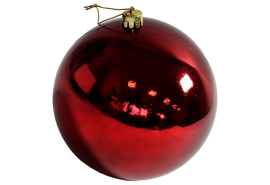 B&S Weihnachtsbaumkugel Weihnachtskugel Kunststoff Ø 14 cm bordeaux für Inn günstig online kaufen