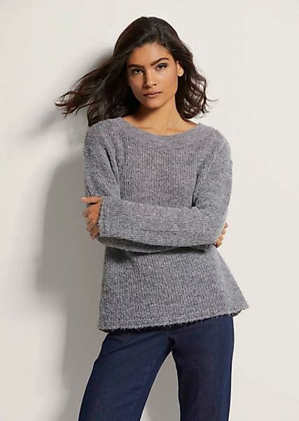 MADELEINE Strickpullover Pullover mit Glanz-Effekt günstig online kaufen