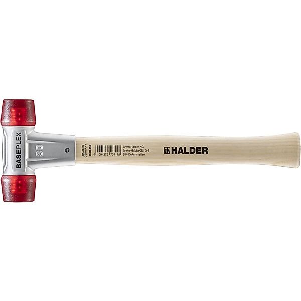 Halder Baseplex Schonhammer Ø 30 mm Celluloseacetat mit Zindruckgussgehäuse günstig online kaufen