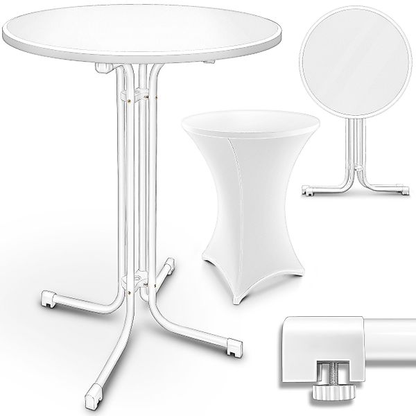 tillvex Stehtisch tillvex® Stehtisch klappbar Bistrotisch günstig online kaufen