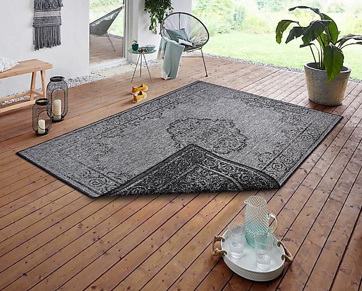 HANSE Home Teppich »CEBU Wendeteppich«, rechteckig, 5 mm Höhe, In-& Outdoor günstig online kaufen