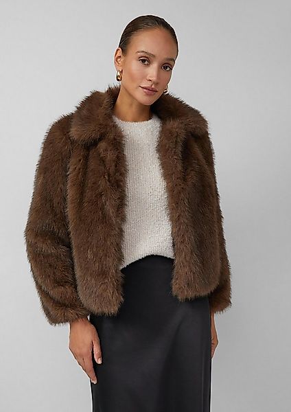 s.Oliver Funktionsjacke Outdoor-Jacke Gefütterte Jacke aus Webpelz günstig online kaufen