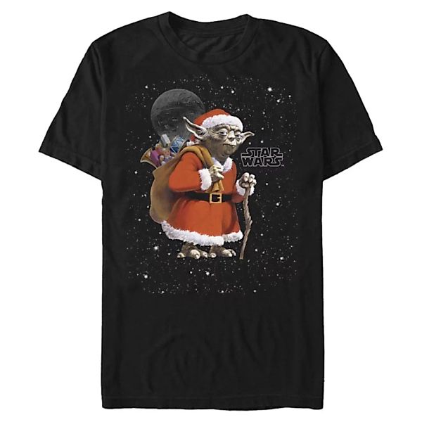Star Wars - Yoda Stars Night - Weihnachten - Männer T-Shirt günstig online kaufen