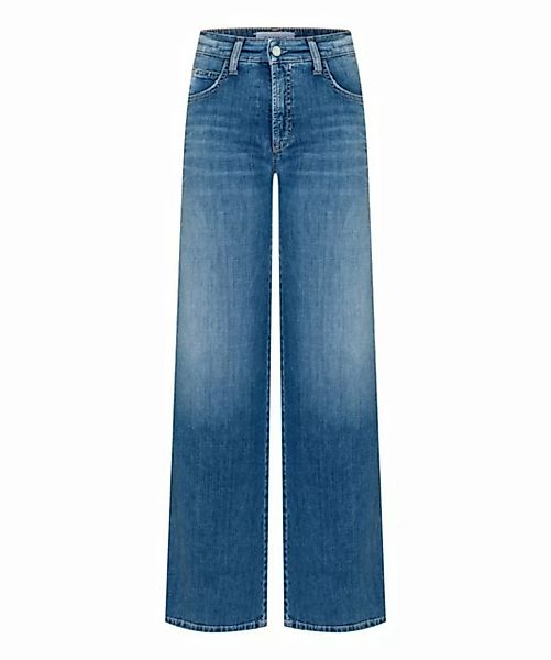 Cambio 5-Pocket-Jeans Damen Jeans AIMEE Wide Fit (1-tlg) günstig online kaufen