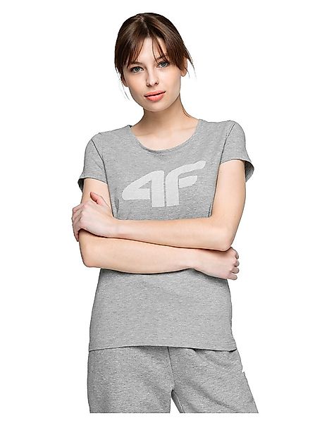 4f Kurzärmeliges T-shirt L Cold / Light Grey Melange günstig online kaufen