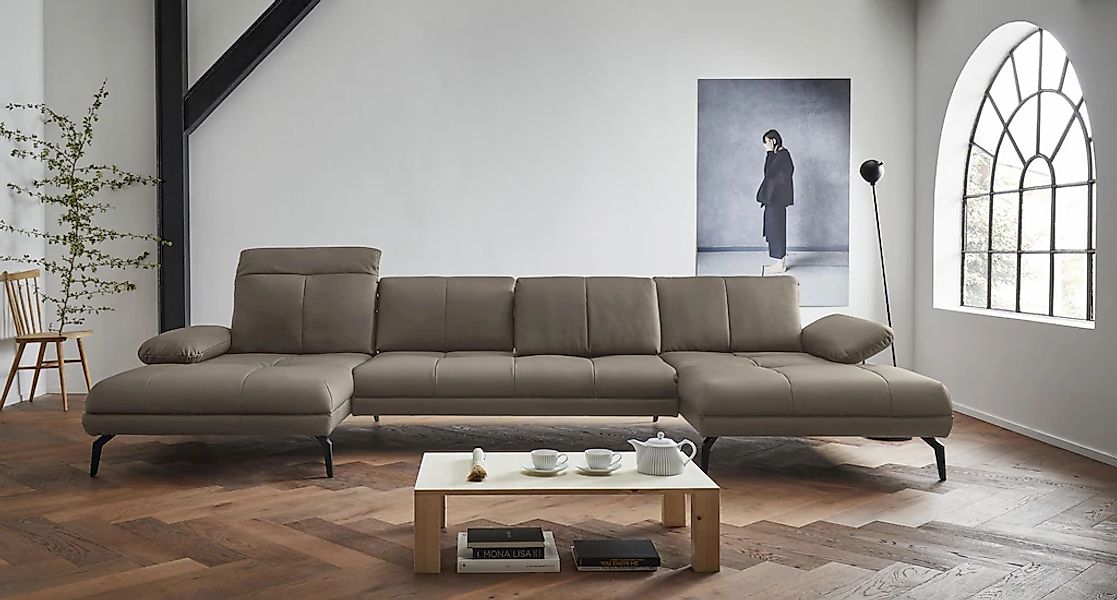 andas Wohnlandschaft "Stenlille Multifunktions-Sofa, U-Form", incl. Sitztie günstig online kaufen