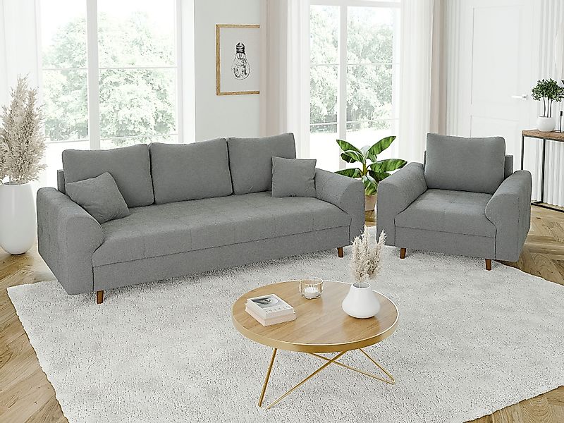 S-Style Möbel Polstergarnitur 3+1 Leif mit günstig online kaufen