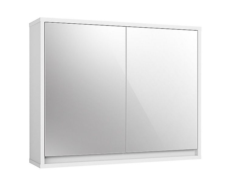 COSTWAY Spiegelschrank mit Ablagen,mit Spiegel,55 x 14 x 45 cm günstig online kaufen