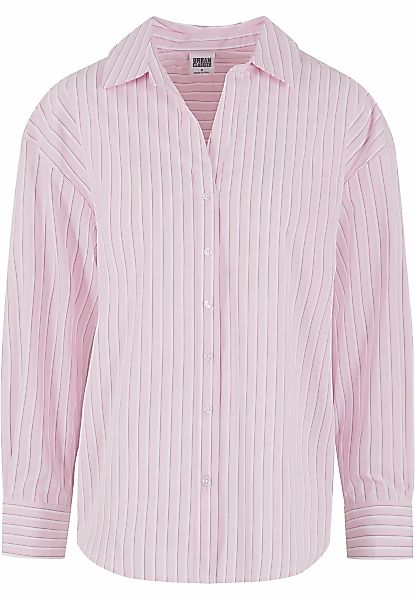 URBAN CLASSICS Klassische Bluse "Urban Classics Ladies Oversized Striped Bl günstig online kaufen