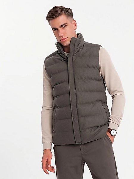 OMBRE Steppweste Gesteppte ärmellose Herrenjacke aus günstig online kaufen