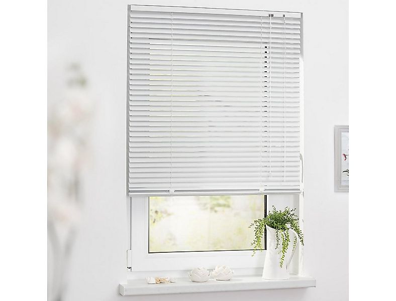 LICHTBLICK ORIGINAL Jalousie Jalousie Aluminium, mit Bohren, freihängend, a günstig online kaufen