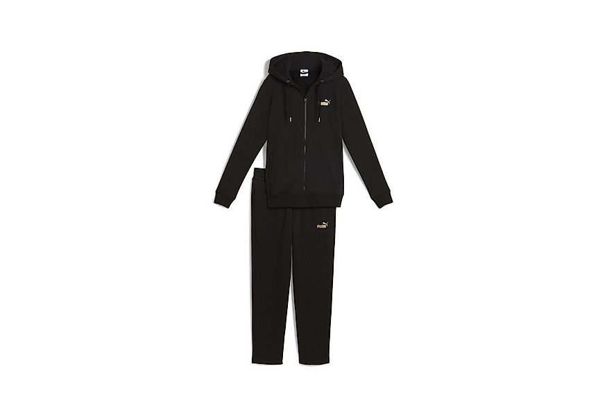 PUMA Jogginganzug Metallic Jogginganzug mit Kapuze Damen günstig online kaufen