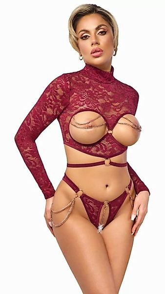 Ouvert-Set mit Top und Riostring günstig online kaufen