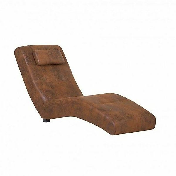 JVmoebel Chaiselongue Braune Chesterfield Liege Chaiselongues Couch Sofa Cl günstig online kaufen