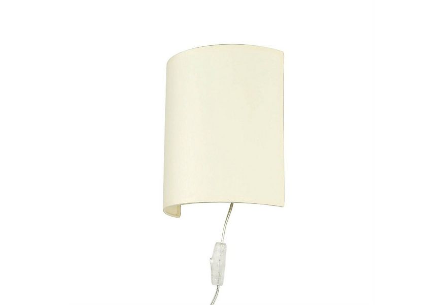 Licht-Erlebnisse Wandleuchte ALICE, ohne Leuchtmittel, Wandlampe in Creme L günstig online kaufen