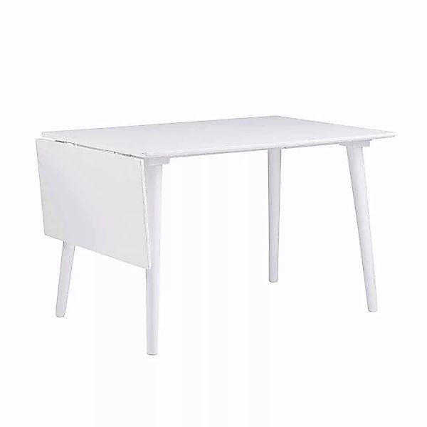 Esszimmertisch in Weiß Tischplatte hochklappbar günstig online kaufen