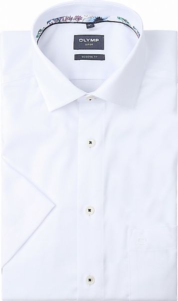OLYMP Modern-Fit Kurzarm Weiss - Größe 46 günstig online kaufen