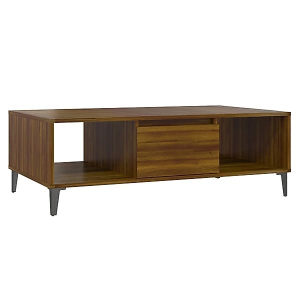 vidaXL Couchtisch Braun Eichen-Optik 103,5x60x35 cm Holzwerkstoff günstig online kaufen