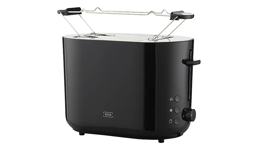 KHG Toaster  TO-859 GSE ¦ schwarz ¦ Metall,Edelstahl,Kunststoff ¦ Maße (cm) günstig online kaufen
