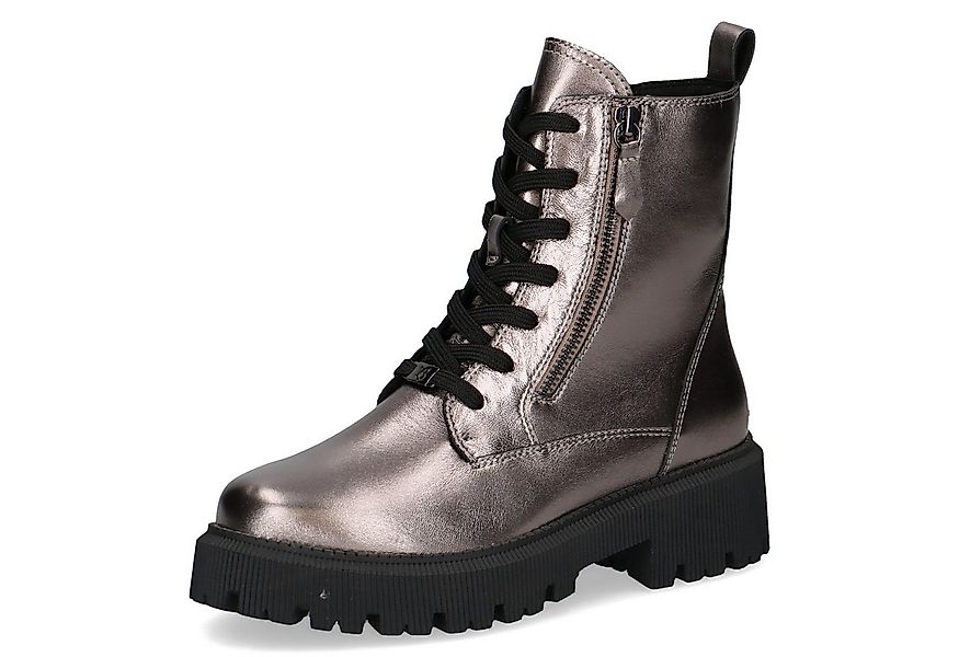 Caprice Schnürboots, Blockabsatz, Plateau, Schnürstiefelette mit Zierreißve günstig online kaufen