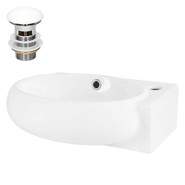 LuxeBath Waschbecken Aufsatzwaschbecken aus Keramik für günstig online kaufen