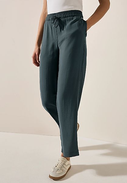 Cecil Stoffhose "Style Neele", Sommerhose mit elastischem Bund mit Tunnelzu günstig online kaufen
