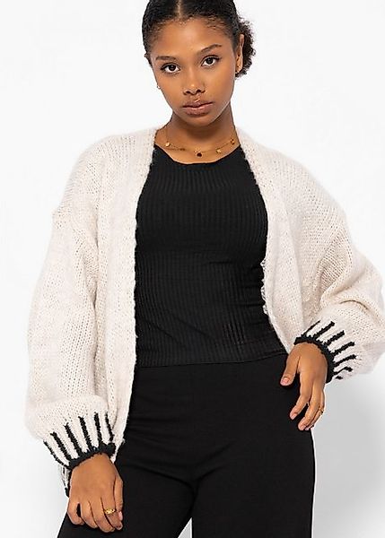 SASSYCLASSY Cardigan Lässiger Strick Cardigan mit günstig online kaufen