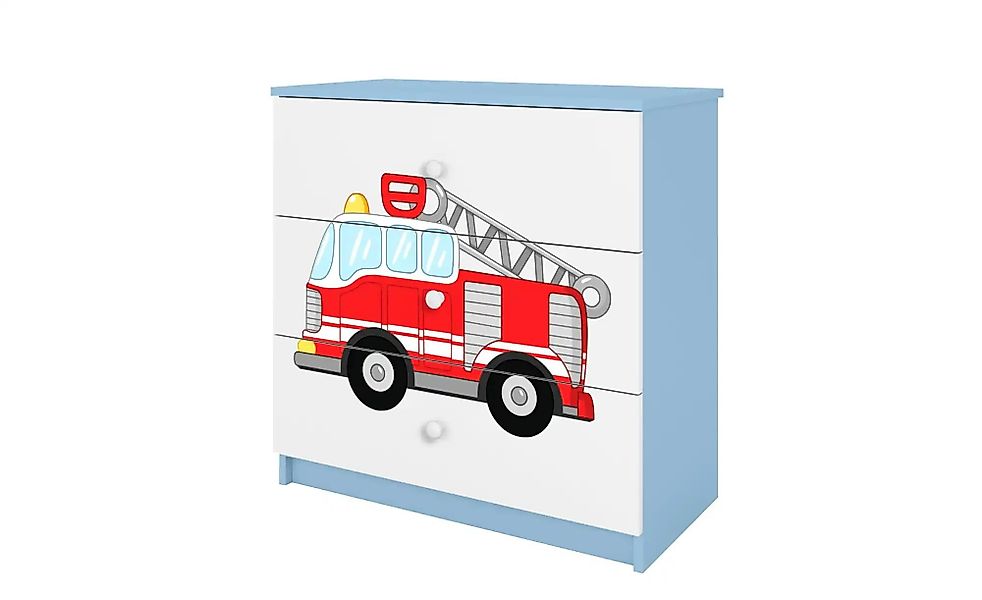 Kommode  Feuerwehr ¦ blau ¦ Maße (cm): B: 81 H: 80,5 Kommoden & Sideboards günstig online kaufen