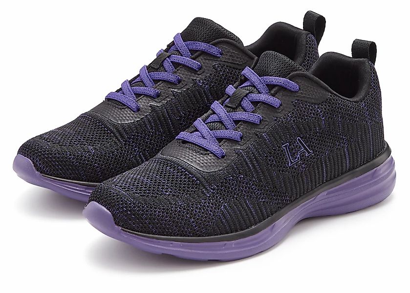 LASCANA ACTIVE Sneaker "Halbschuh," Schnürverschluss, Textilfutter VEGAN günstig online kaufen