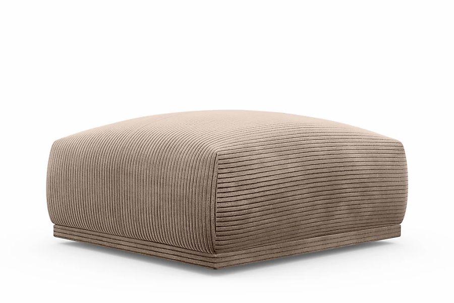 TRENDMANUFAKTUR Hocker "Braga, mit hochwertigem Kaltschaum, quadratisch, in günstig online kaufen