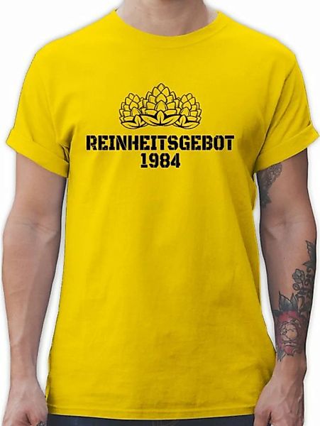 Shirtracer T-Shirt Reinheitsgebot 1984 - schwarz 40. Geburtstag günstig online kaufen