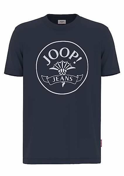 Joop Jeans Kurzarmshirt, Mit Logoprint in Kontrastfarbe günstig online kaufen