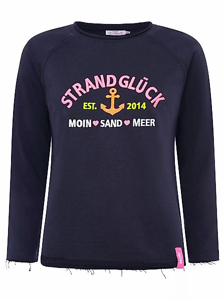 Zwillingsherz Sweatshirt ""Strandglück"", mit Used-Look Kanten günstig online kaufen