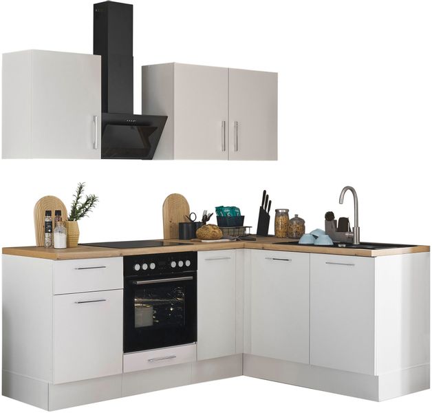 BASIC by Balculina Winkelküche "Turin" Stellbreite 210x175 cm, wahlweise mi günstig online kaufen