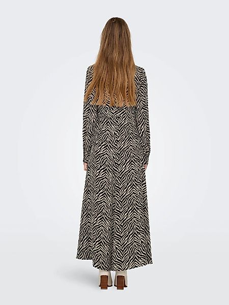 ONLY Hemdblusenkleid "ONLHELEN LIFE L/S V-NECK MAXI DRESS PTM" günstig online kaufen
