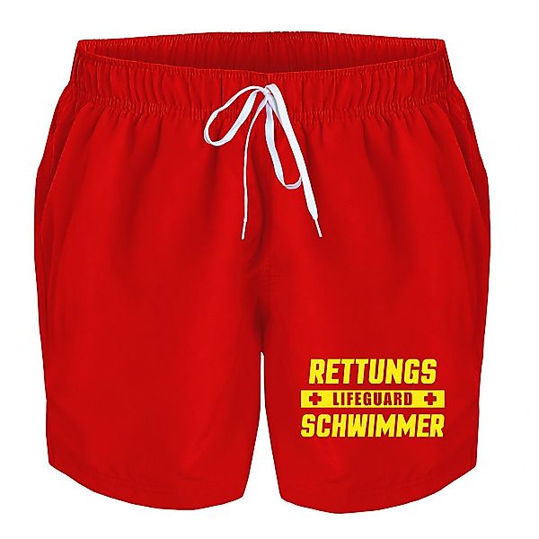 deinshirt Badehose Schwimmshorts Lifeguard Rettungsschwimmer Integrierter günstig online kaufen