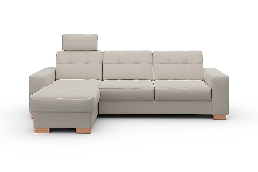 sit&more Ecksofa »Quincy L-Form«, wahlweise mit Bettfunktion und Bettkasten günstig online kaufen