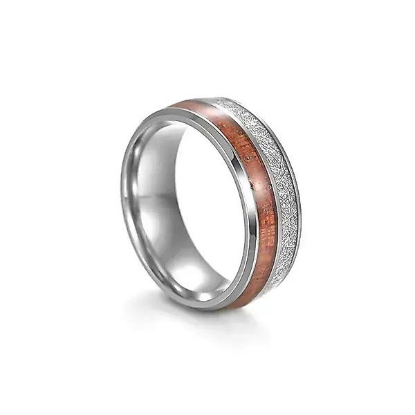 Eyecatcher Fingerring Moderne Ringe Holzmusterung oder günstig online kaufen