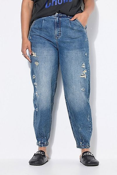 Studio Untold 5-Pocket-Jeans Ballon-Jeans High Waist Destroys 5-Pocket günstig online kaufen