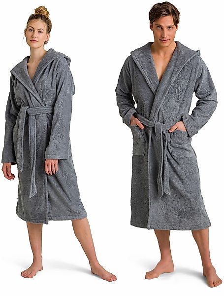 Möve Unisex-Bademantel "Superwuschel Kapuze, ideal für Sauna & Spa, Hotelba günstig online kaufen