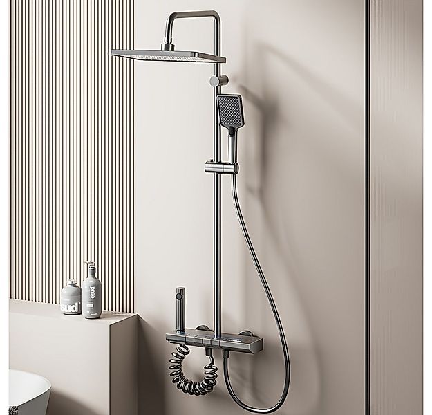 BVSOIVIA Duschsystem mit Regendusche und Waschbeckendusche, 1 Strahlart(en) günstig online kaufen