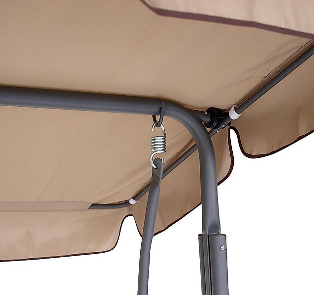 DEGAMO Hollywoodschaukelersatzdach FLORIDA, (1-tlg), 170x110cm, cremefarben günstig online kaufen