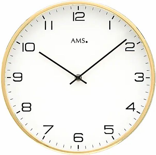 AMS Wanduhr »W9657«, Quarzuhr,Wohnzimmer,Esszimmer,Küche,Arbeitszimmer,Büro günstig online kaufen